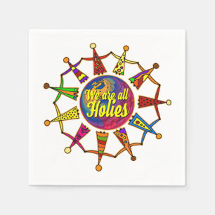 holiES - WIR SIND ALLE FERIEN + Ihr Backgr. Serviette