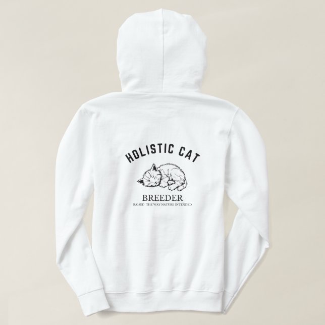 Holistic Cat Breeder Hoodie - Unisex Hoodie (Design Rückseite)
