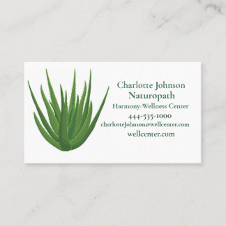Holistic Medicine Wellness Centre Naturopath Green Visitenkarte