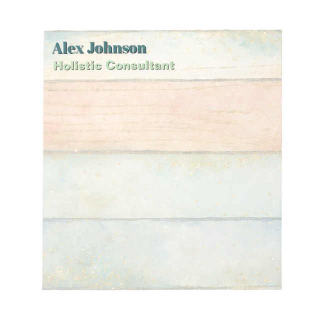 Holistic Wellness Consultant Naturopaths Spirituel Notizblock (Vorderseite)