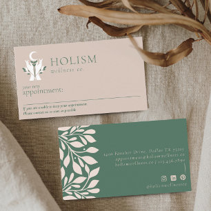 Holistische Gesundheit & Wellness-Heilung Hände Ce Terminkarte
