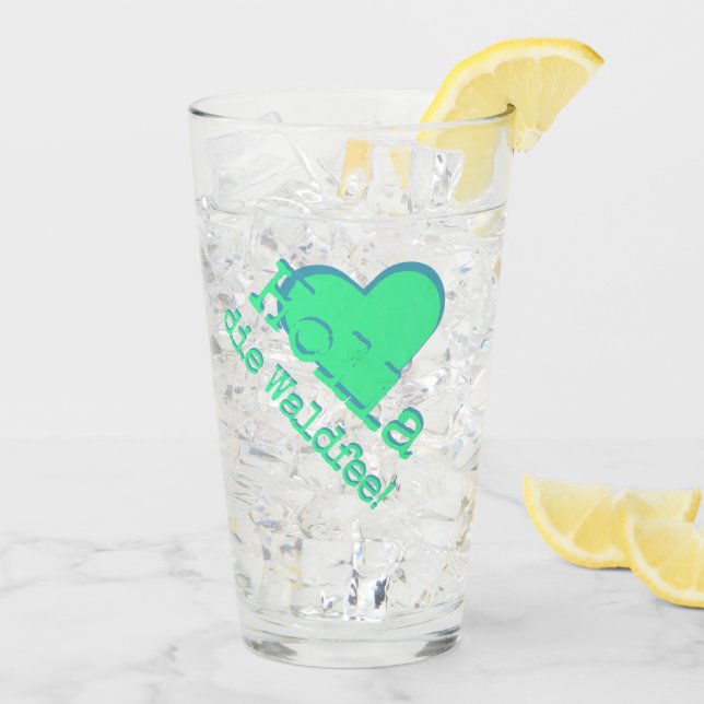 Holla, die Waldfee! Spruch Glas (Rückseite Ice)