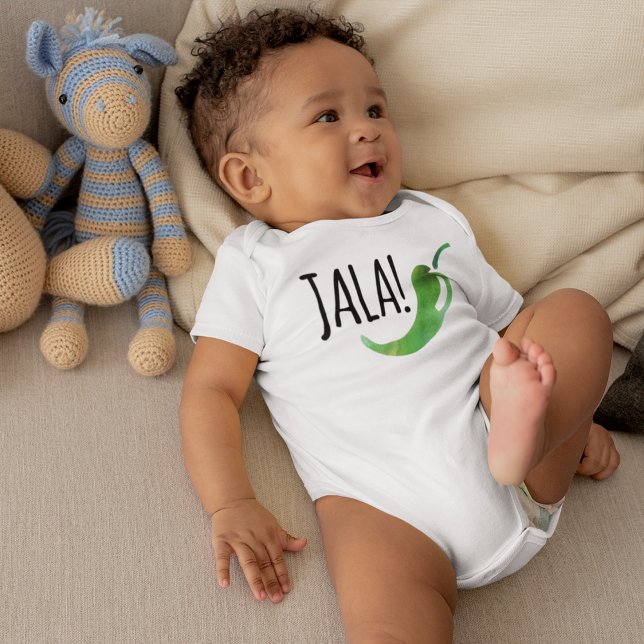Holla Jalapeno Funny Baby Bodysuit Baby Strampler (Von Creator hochgeladen)