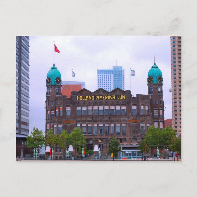 Holland America Line Gebäude, Rotterdam Postkarte (Vorderseite)