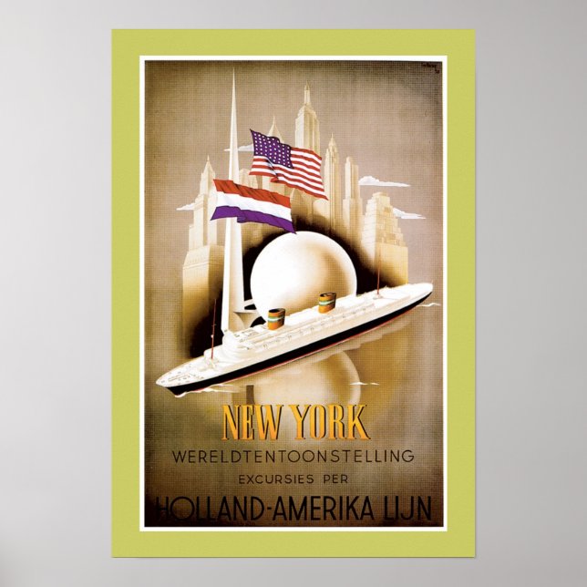 Holland America Line New York Poster (Vorne)