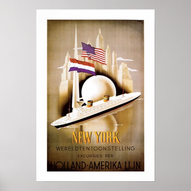 Holland America Line New York Poster (Vorne)