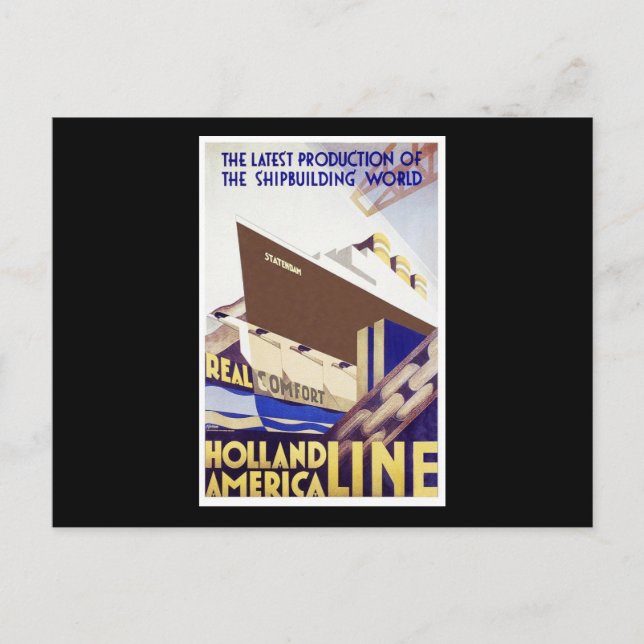 Holland America Line Postkarte (Vorderseite)