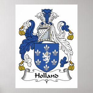 Holland Familienwappen Poster