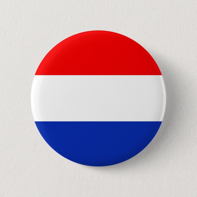 Holland-Flagge Button (Vorderseite)