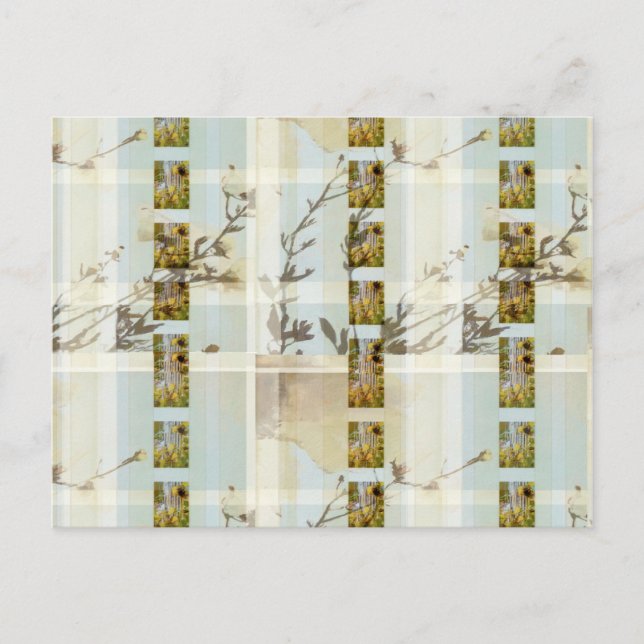 Holland FlowerPlaid Postkarte (Vorderseite)