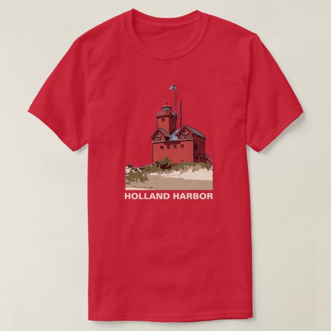 HOLLAND HARBOR LIGHT T-Shirt (Design vorne)