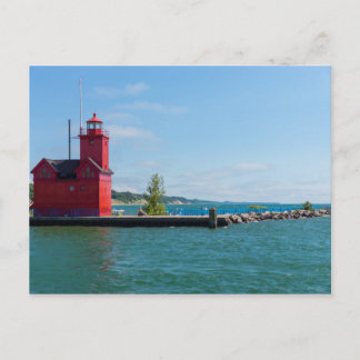Holland Harbor Lighthouse Postkarte