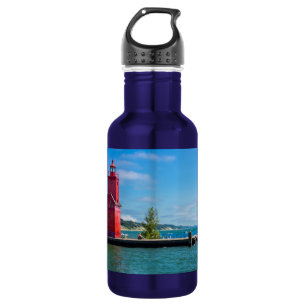 Holland Harbour Lighthouse Stainless Steel Water B Edelstahlflasche