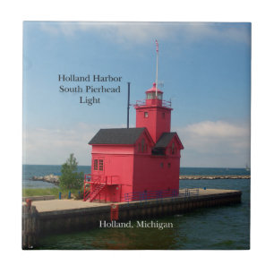 Holland Harbour South Pierhead Light 2011 Fliesen