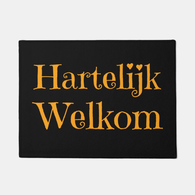 Holland - Hartelijk Welkom Willkommen Fußmatte (Vorderseite)