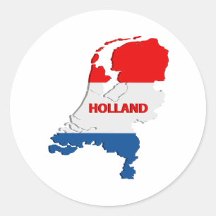 Holland Kartenflaschenöffner Runder Aufkleber