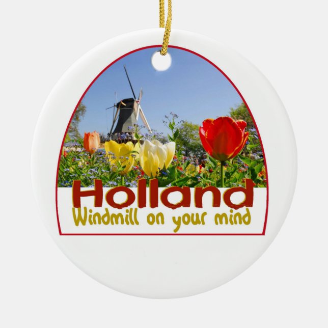 HOLLAND KERAMIKORNAMENT (Vorne)