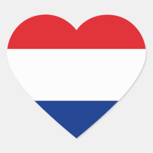 Holland Liebe Herz-Aufkleber