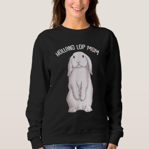 Holland Lop Bunny Rabbit Mama Frauen Sweatshirt