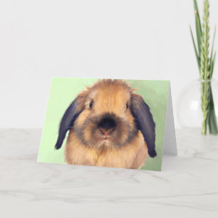 Holland Lop Feiertagskarte