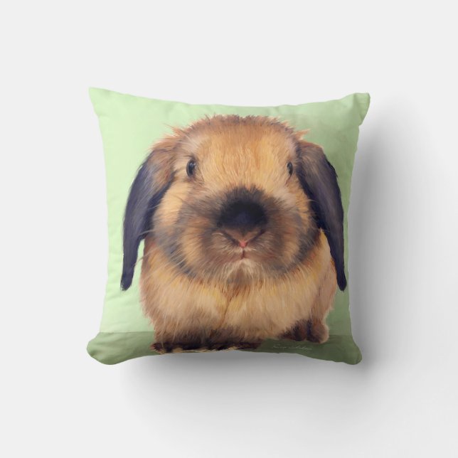 Holland Lop Kissen (Vorderseite)
