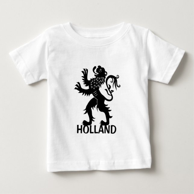Holland-Löwe Baby T-shirt (Vorderseite)