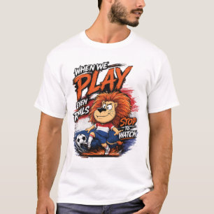 Holland Löwe Fußball Fan Lustiges T-Shirt