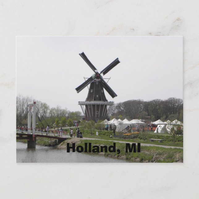 Holland, MI Postkarte (Vorderseite)