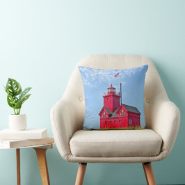 Holland Michigan Big Red Lighthouse Kissen