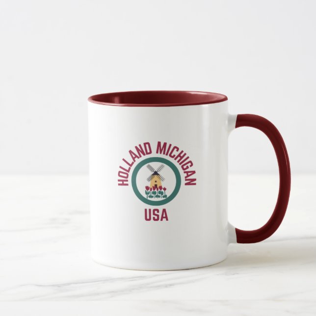 Holland Michigan Coffee Tasse (Rechts)