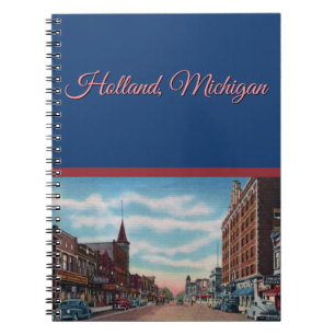 Holland-Michigan-Notebook der 40er Jahre Notizblock