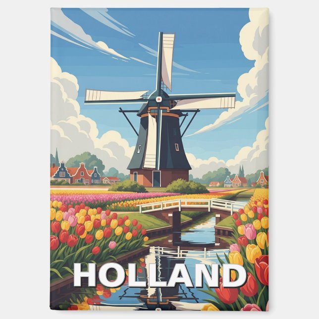 Holland Michigan Travel Magnet (Vorderseite)