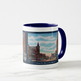 Holland Michigan Zwei-Tone-Kaffee-Tasse der 40er J Tasse