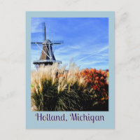HOLLAND, MICHIIGAN WINDMILL ORNAMENTAL GRASS, FLOW
