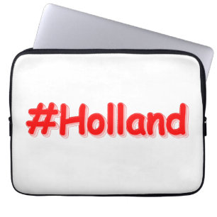 "#Holland" Niedliches Design. Jetzt kaufen Laptopschutzhülle