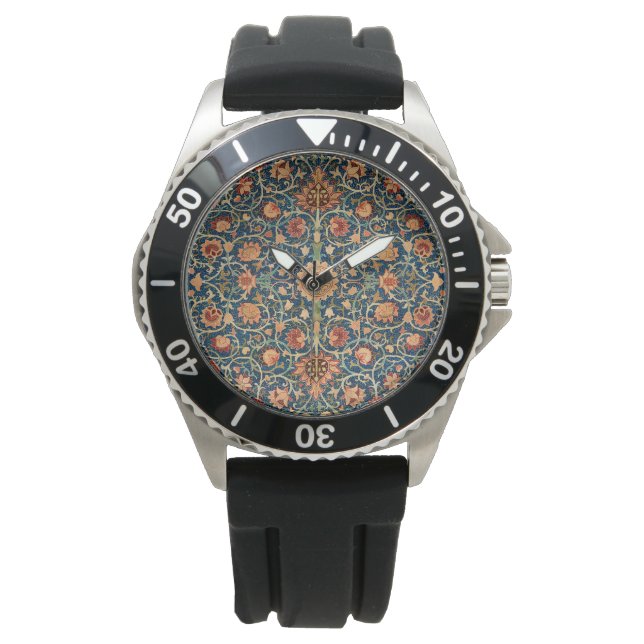 Holland Park Design (von William Morris) Armbanduhr (Vorderseite)