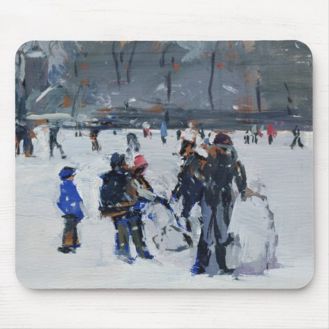 Holland-Park in Schnee 2009 Mousepad (Vorne)