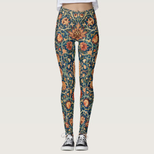 Holland Park von William Morris, Vintage Teppichku Leggings