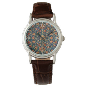 Holland Park (von William Morris) (Vintages Design Armbanduhr