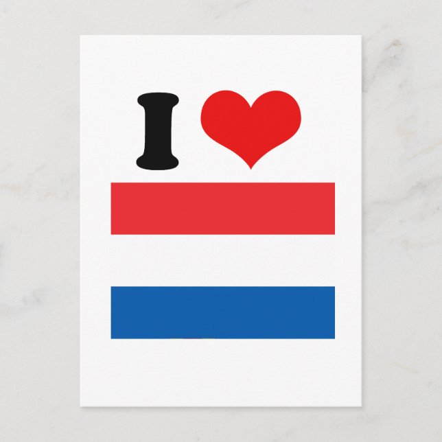 Holland Postkarte (Vorderseite)
