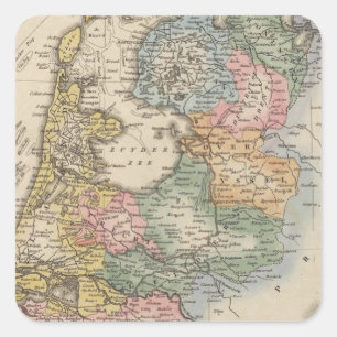 Holland Quadratischer Aufkleber