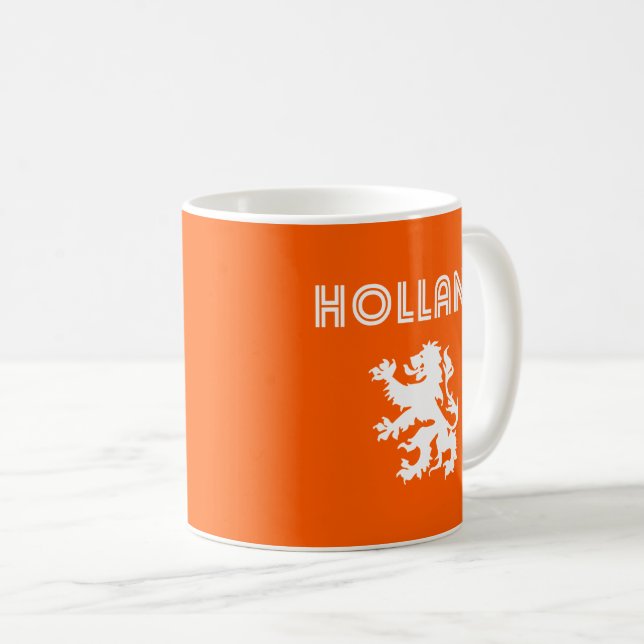 Holland Retro Kaffeetasse (VorderseiteRechts)