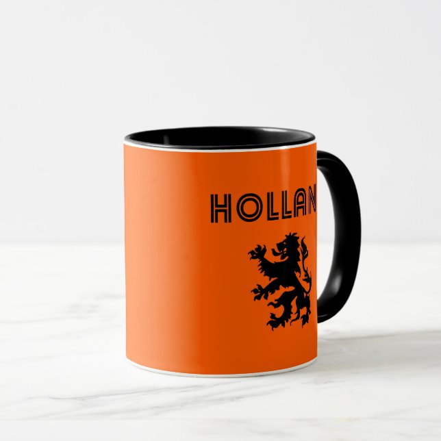 Holland Retro Tasse (VorderseiteRechts)