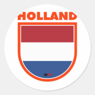 Holland Runder Aufkleber