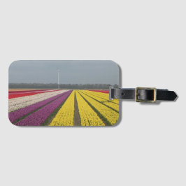 Holland Tulips Field Luggage Tag Gepäckanhänger
