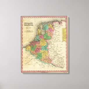 Holland und Belgien Leinwanddruck