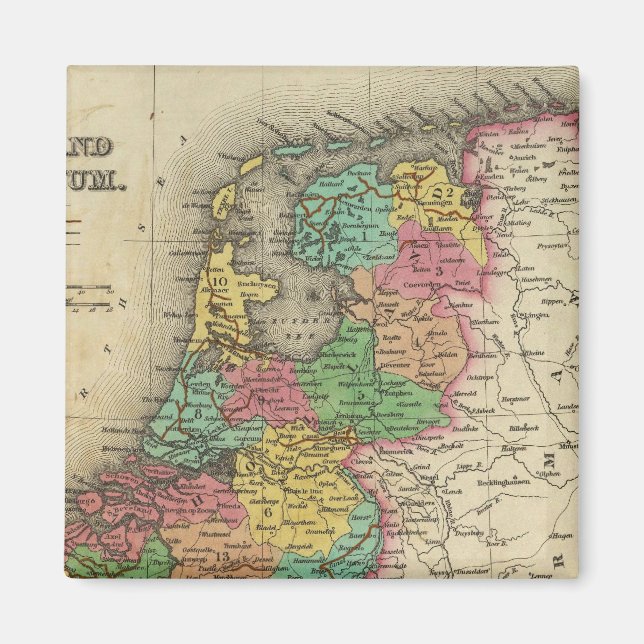 Holland und Belgien Magnet (Vorne)