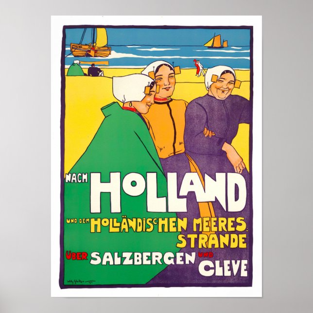 Holland Vintage Reise Poster (Vorne)