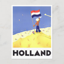 Holland Vintage Reise Postkarte