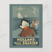 Holland Vintage Travel Postcard